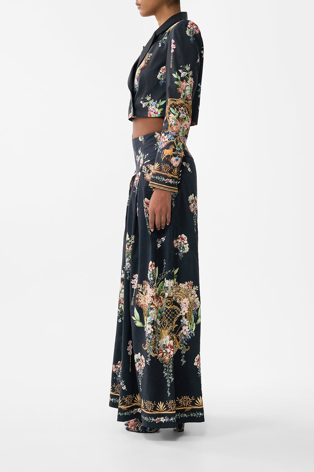 CROPPED TAILORED DOUBLE BREASTED JACKET - 4