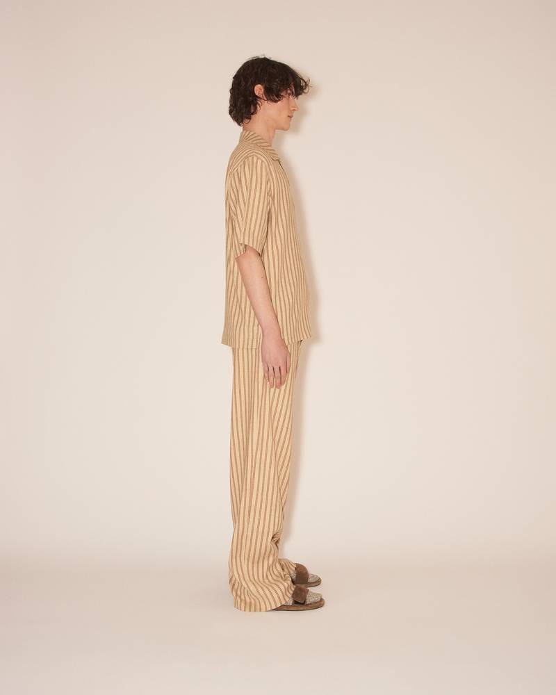 BOLEN - Relaxed shirt - Beige/Brown 4