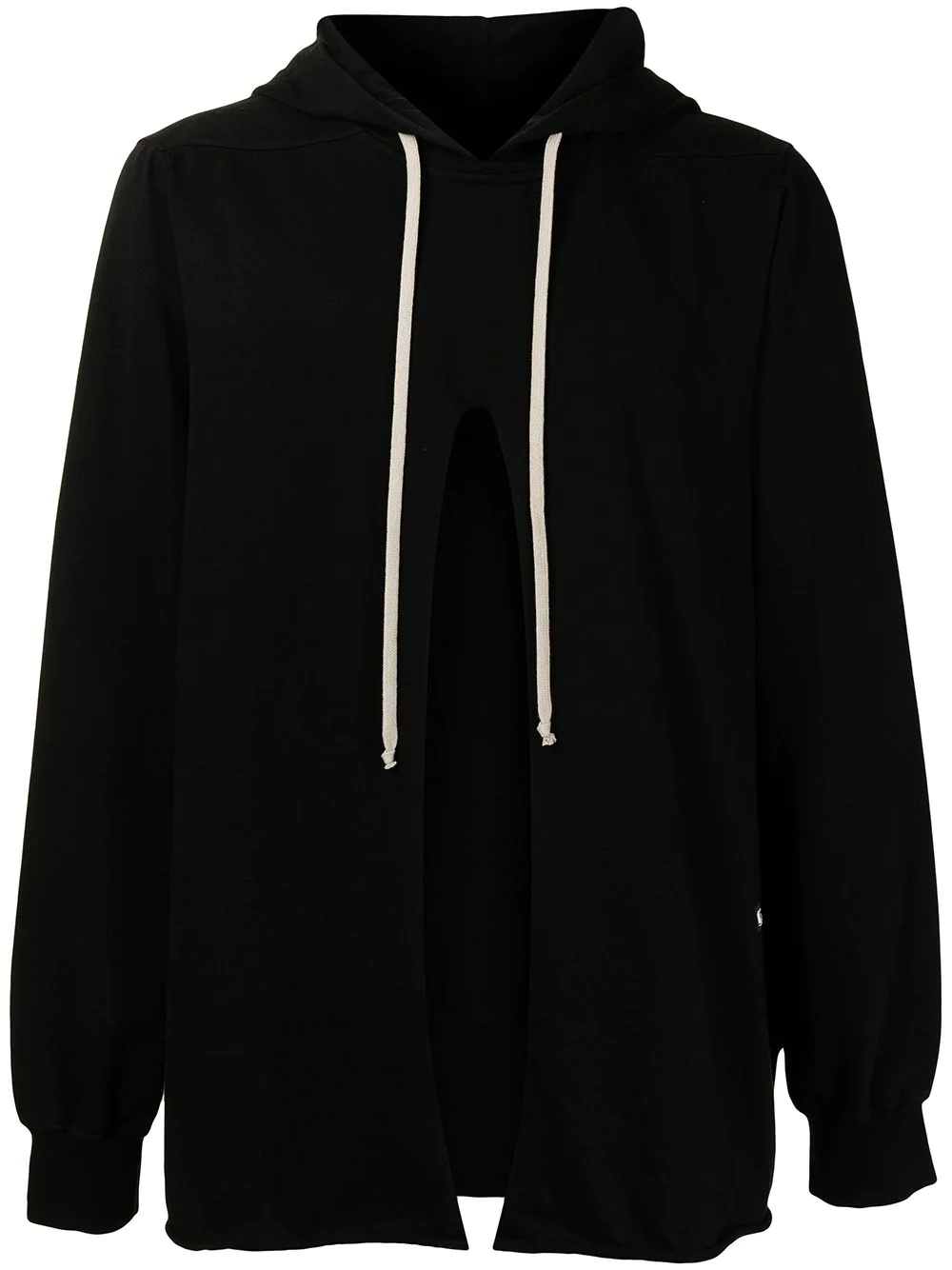 front cut-out hoodie - 1