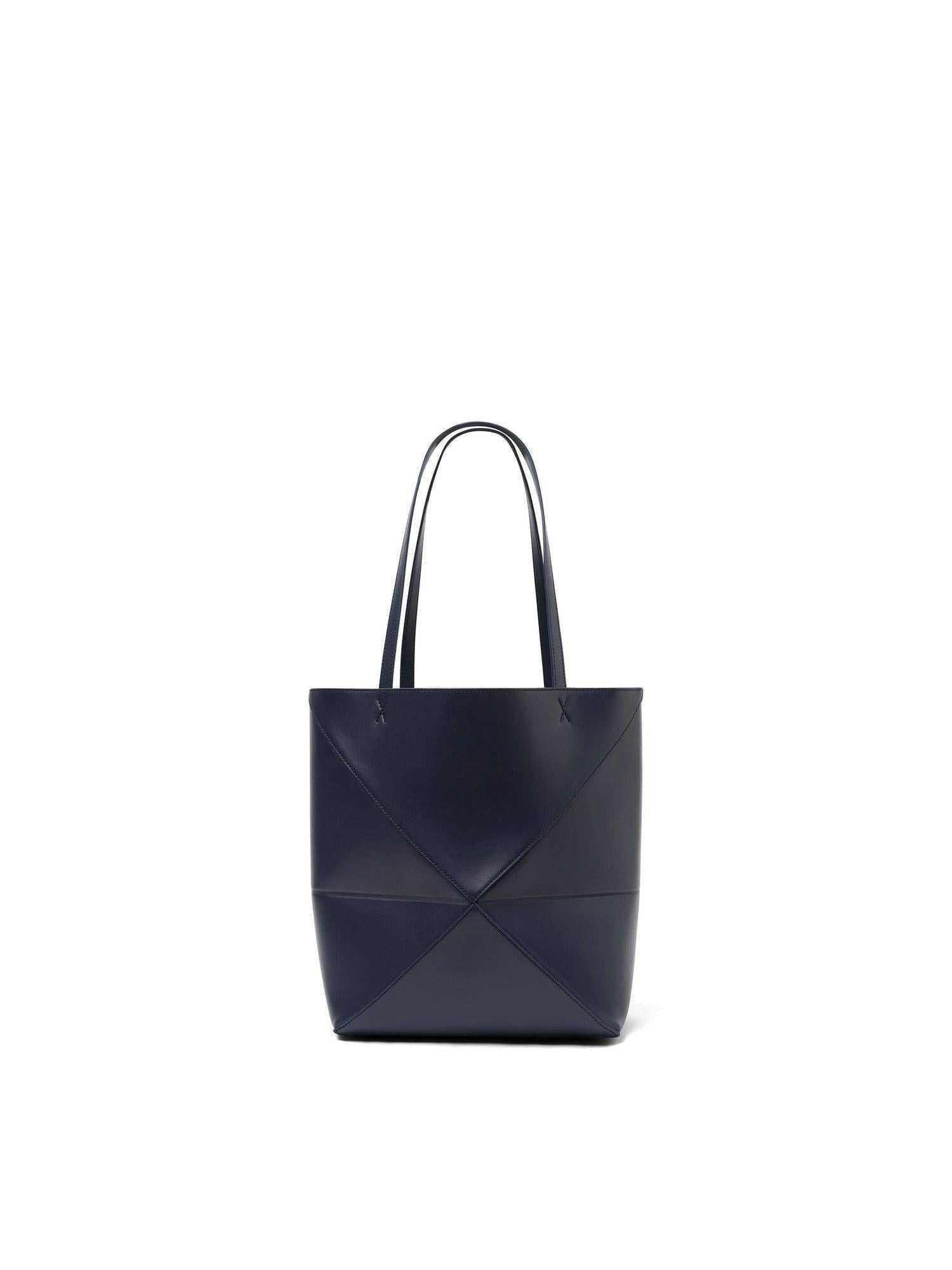Puzzle Fold Tote Medium in Abyss Blue - 4