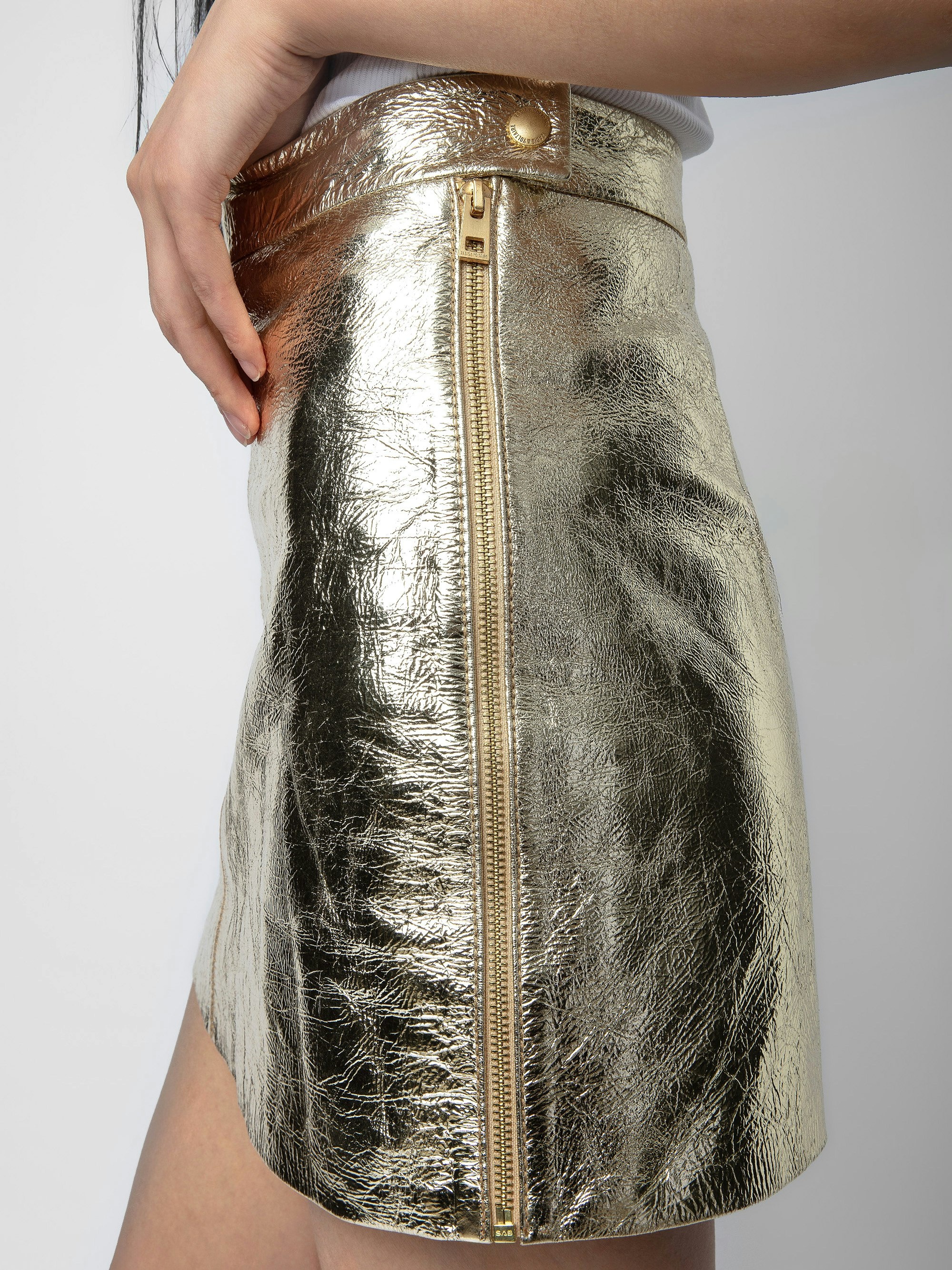 Jinette Leather Skirt - 4