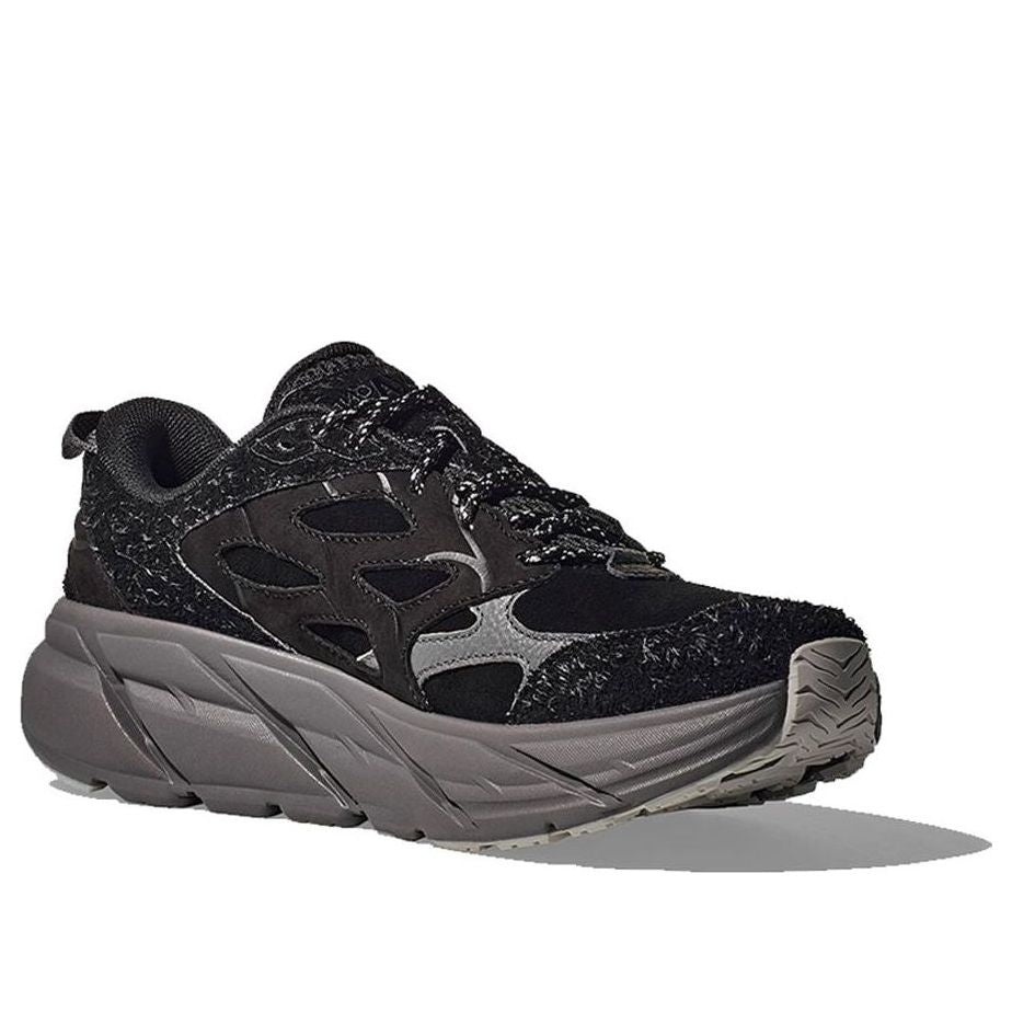 HOKA ONE ONE Clifton L 'Elite Terrain System Black Satellite Grey' 1150910-BCKST - 3