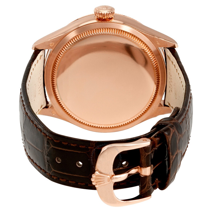 Rolex Cellini Black Dial 18K Rose Gold Automatic Men's Watch 50515BKSBRL - 3