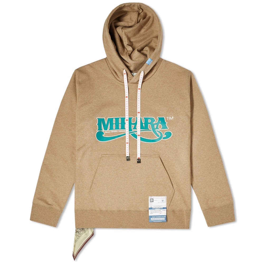 Maison MIHARA YASUHIRO Logo Scarf Hoody - 1