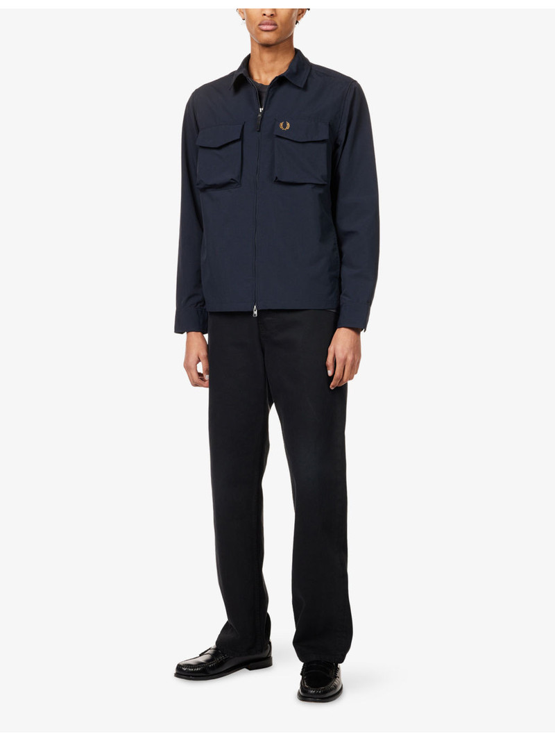 Fred Perry Patch-Pocket Ripstop Woven Overshirt outlook