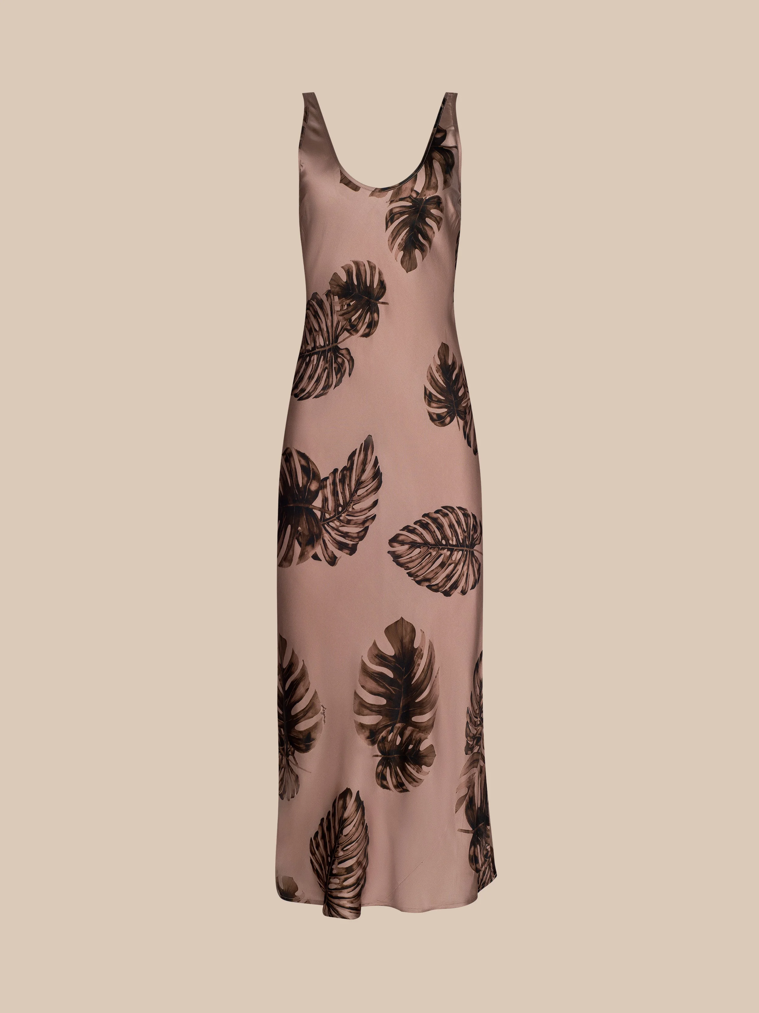 Akiya Satin Maxi Dress - 1