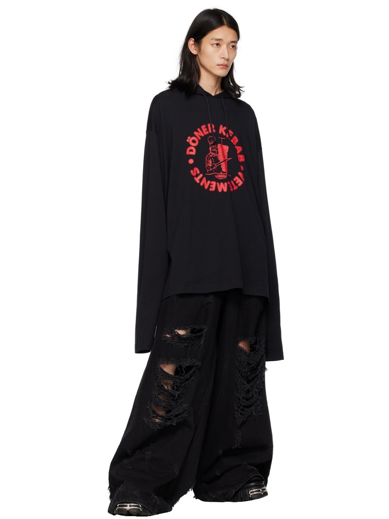 Black New Rock Edition Platform Sneakers 5