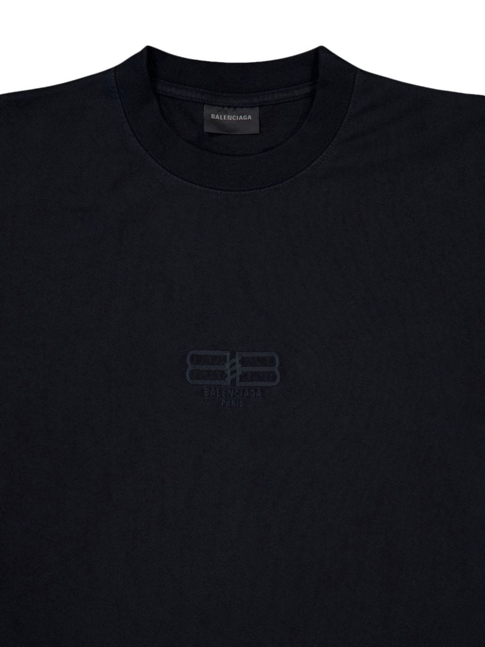 logo-embroidered T-shirt - 3