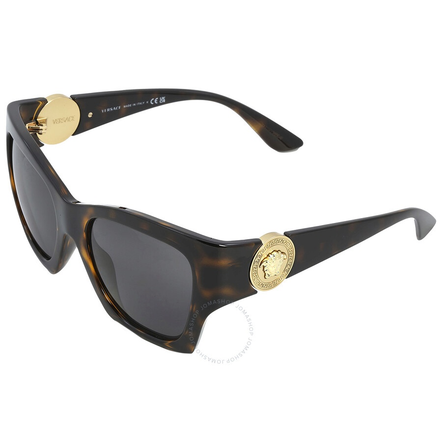 Versace Dark Grey Butterfly Ladies Sunglasses VE4452 108/87 55 - 4