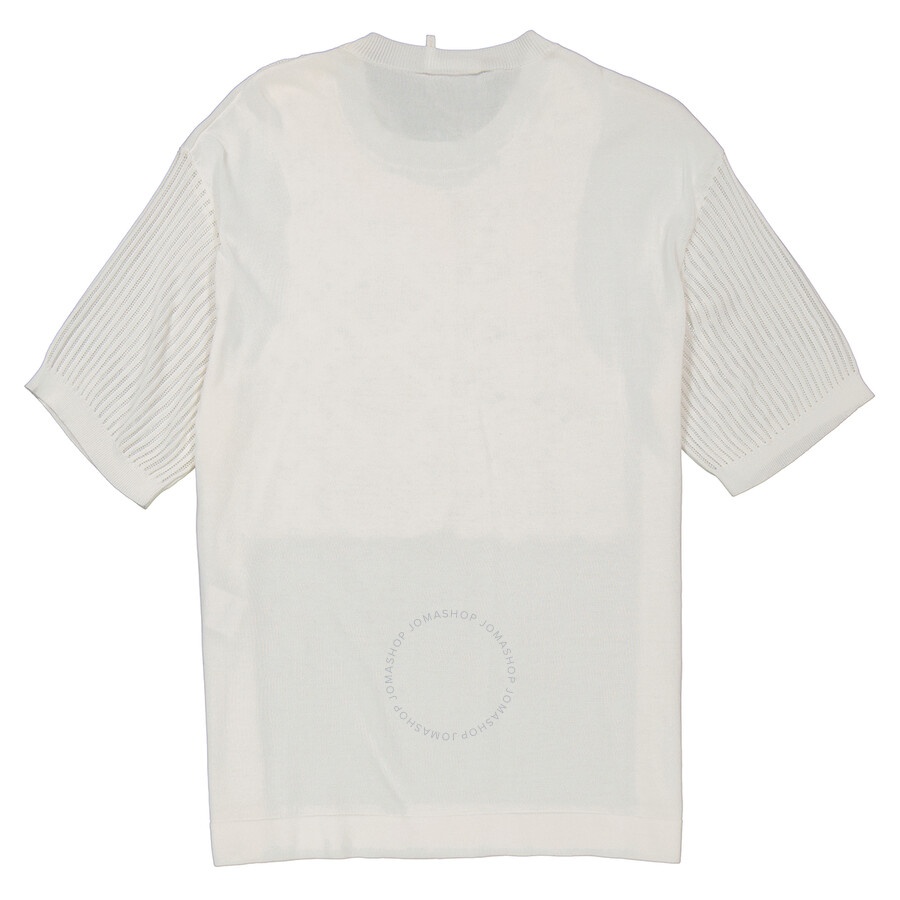 Chloe Ladies Iconic Milk Crochet Patch Shirt - 7