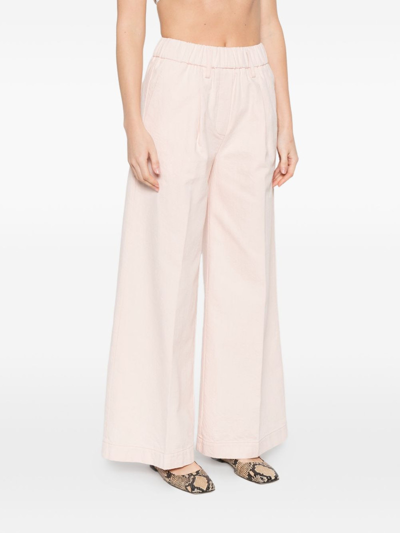 elastic-waist palazzo pants 3