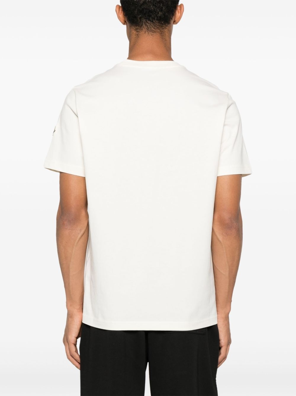 logo-embroidered T-shirt - 3