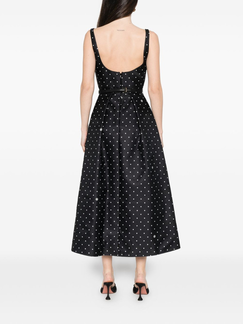 polka-dot belted midi dress 4