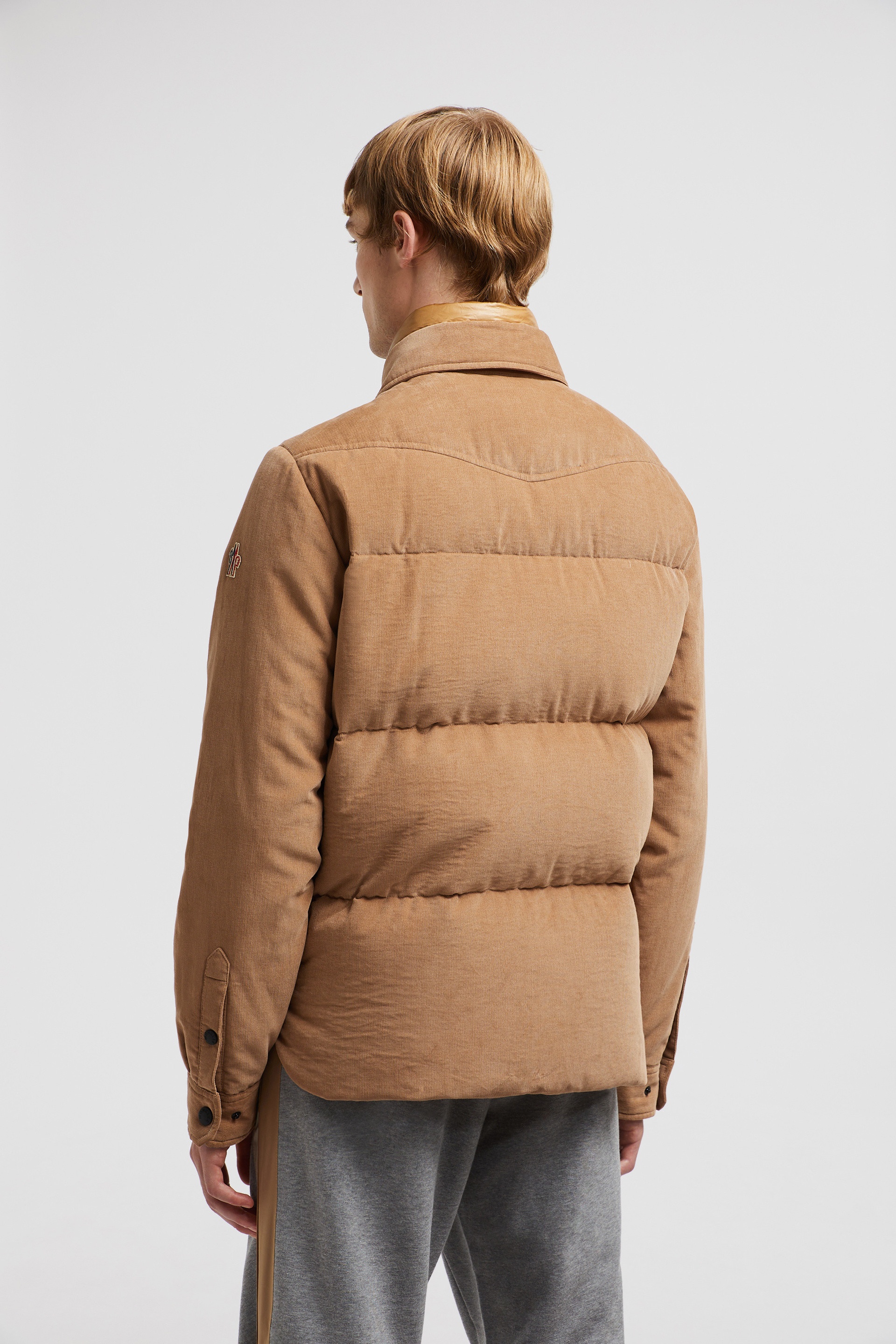 Lech Corduroy Down Shirt Jacket - 5