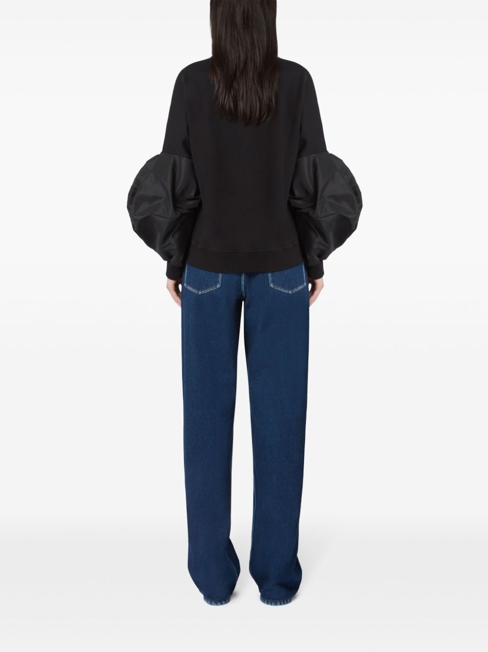 puff-sleeve sweatshirt - 4