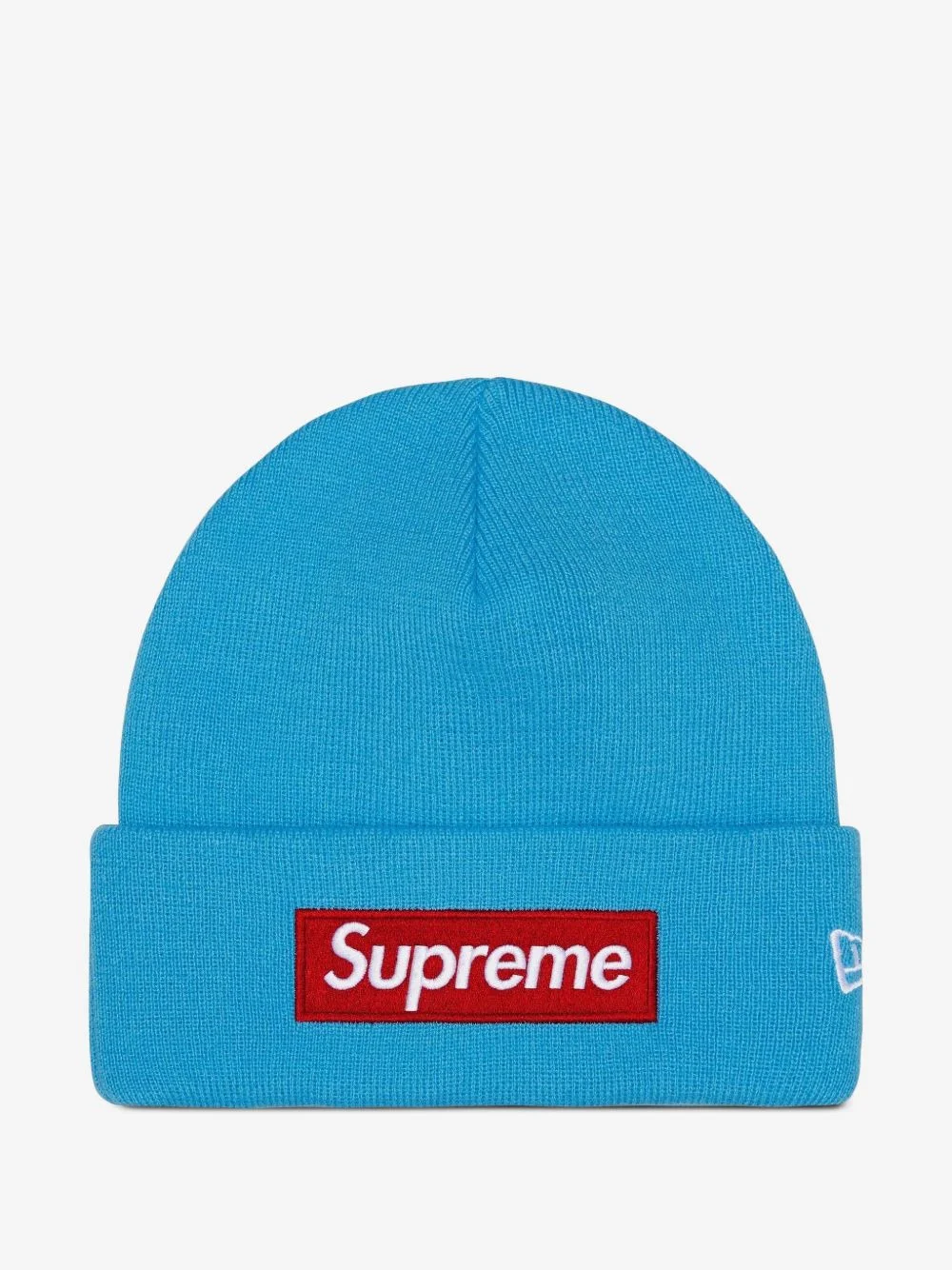 x New Era logo-detail beanie hat - 1