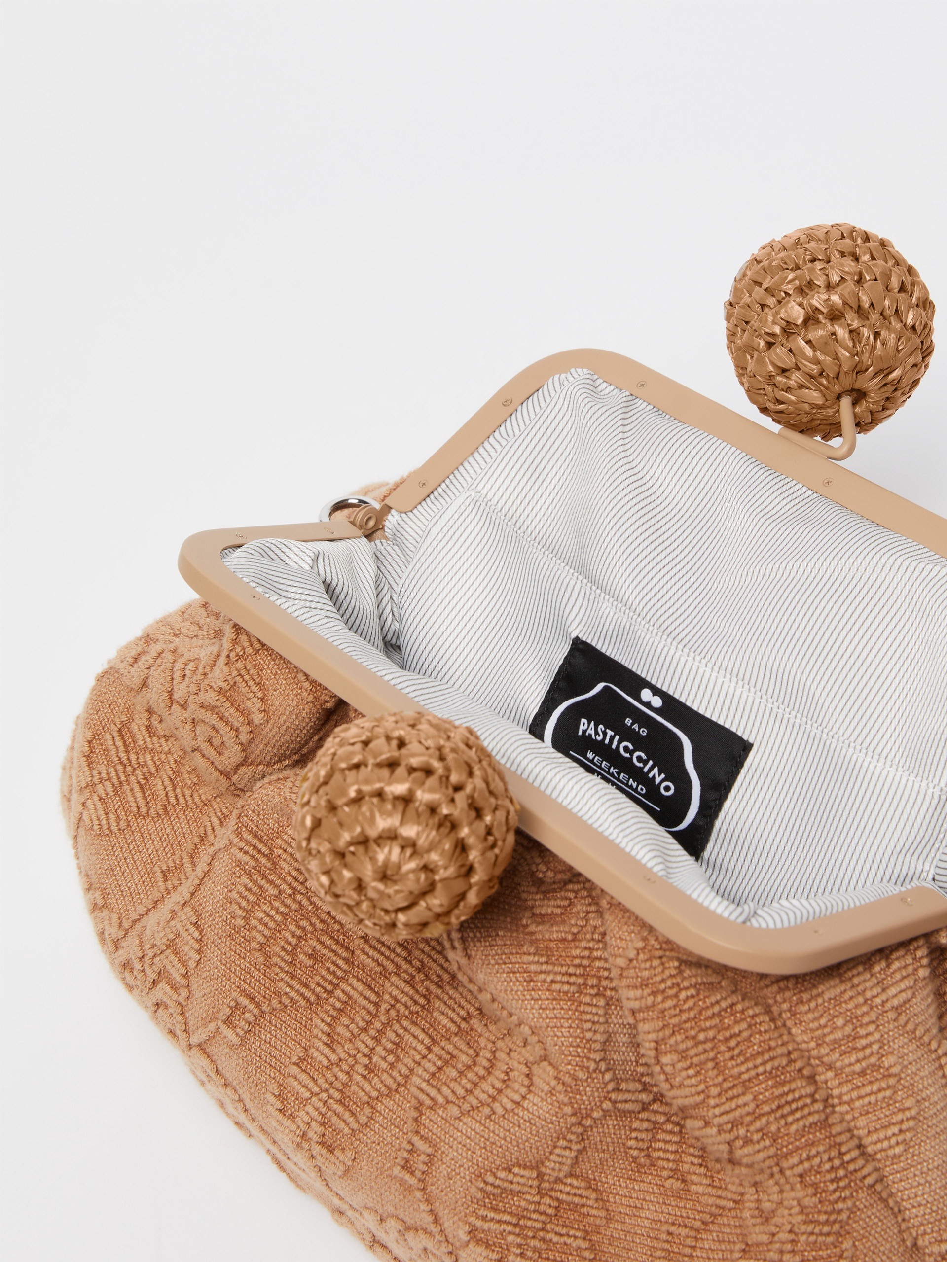 OBLARE Medium Pasticcino Bag in jacquard canvas - 6