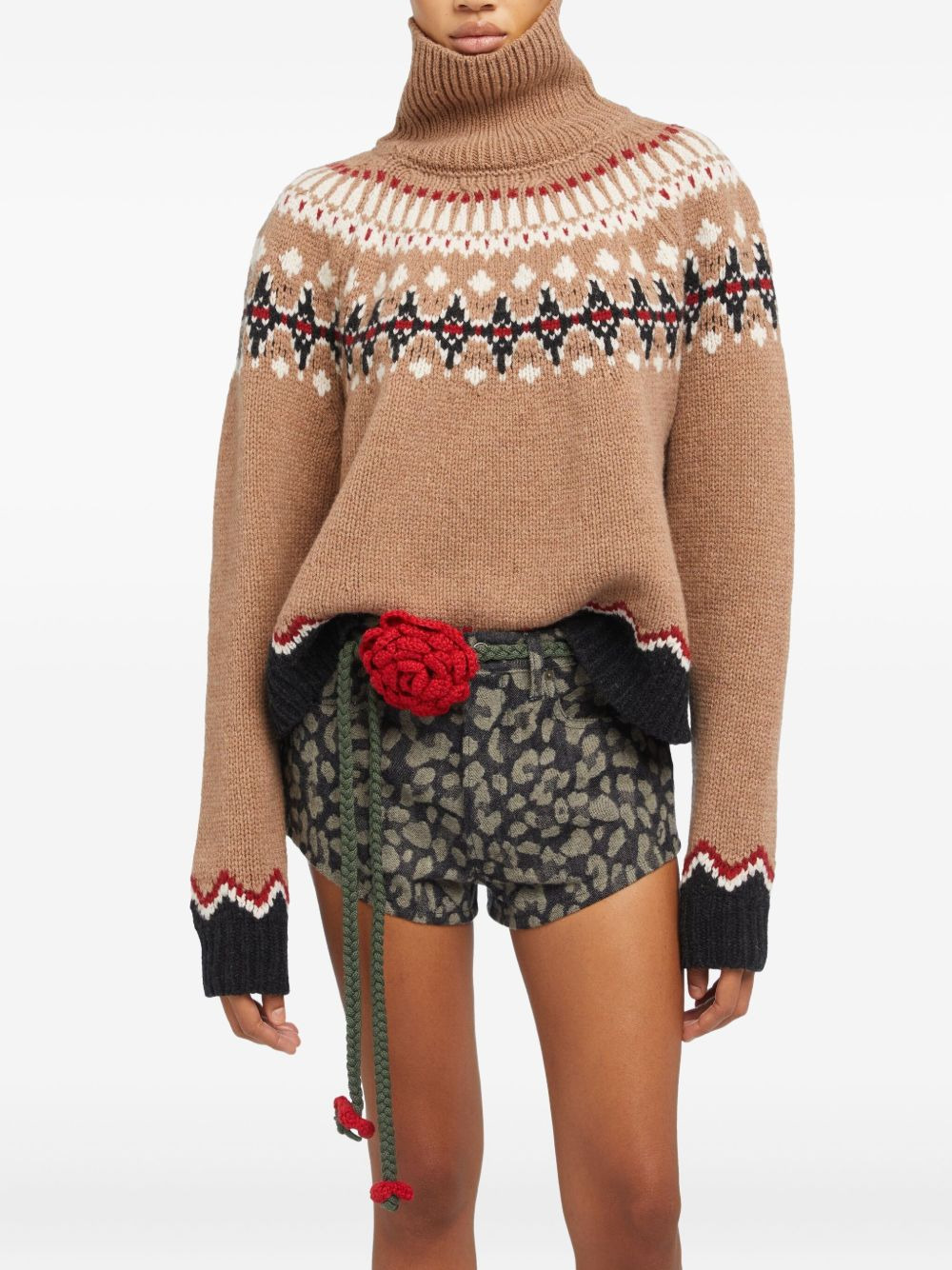 rose-crochet belt - 2