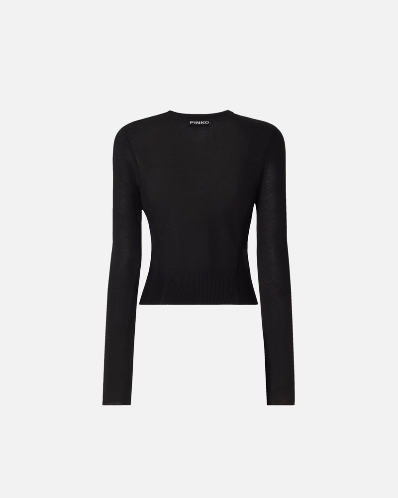 PINKO CARDIGAN WITH MOTHER-OF-PEARL BUTTONS outlook