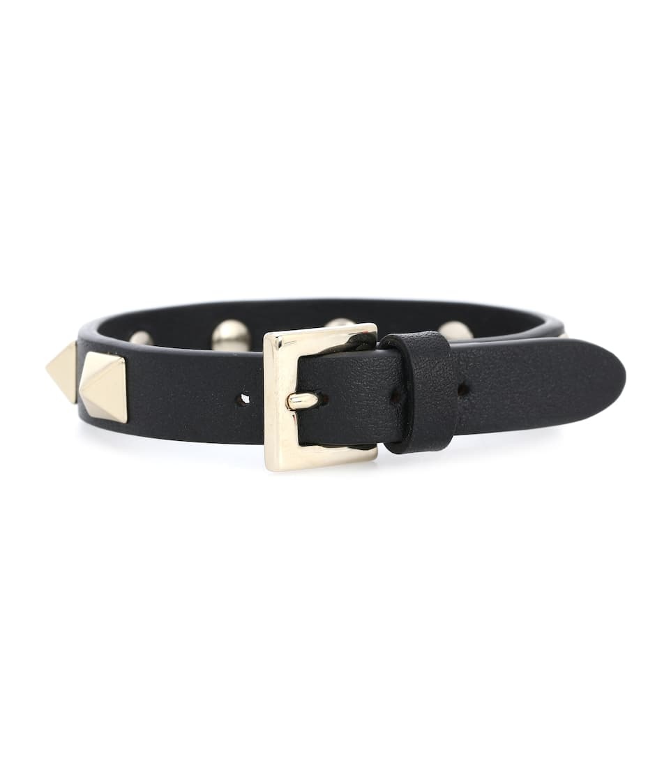 Valentino Garavani Rockstud leather bracelet - 2