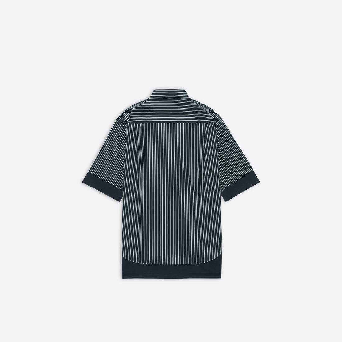 Men's Bb Icon Layered Shirt  in Black - 2