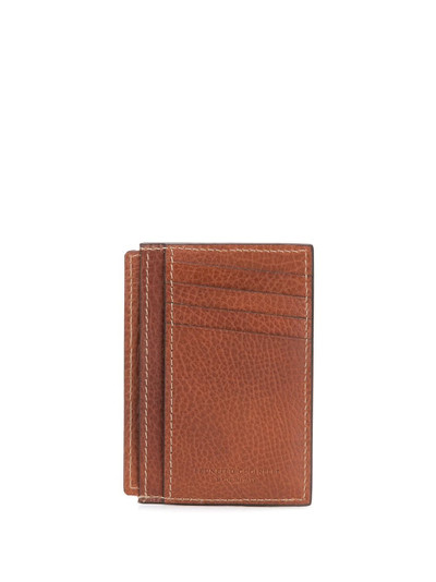 Brunello Cucinelli logo stamp cardholder outlook