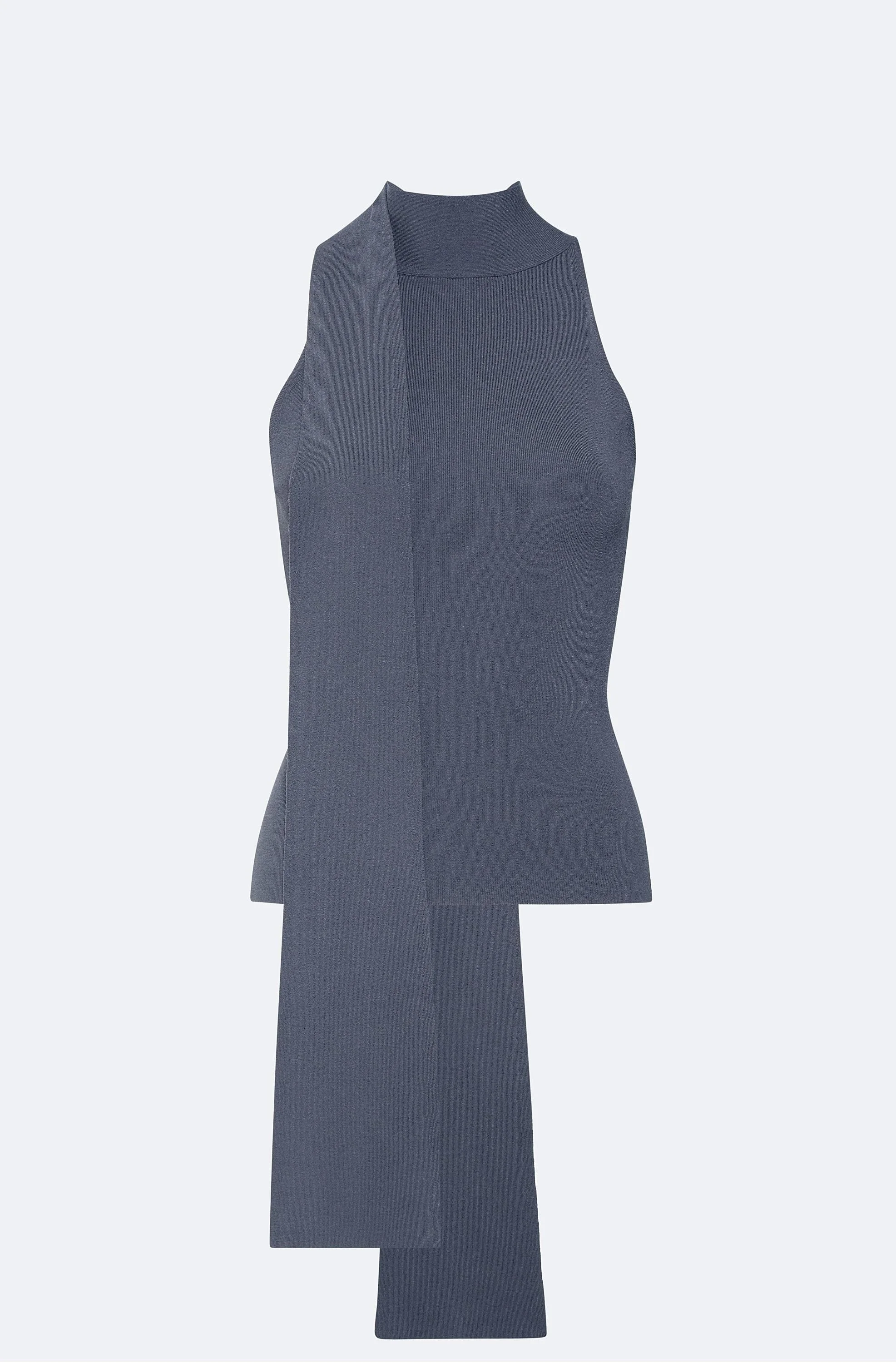 Matte Viscose Halterneck Top - 1