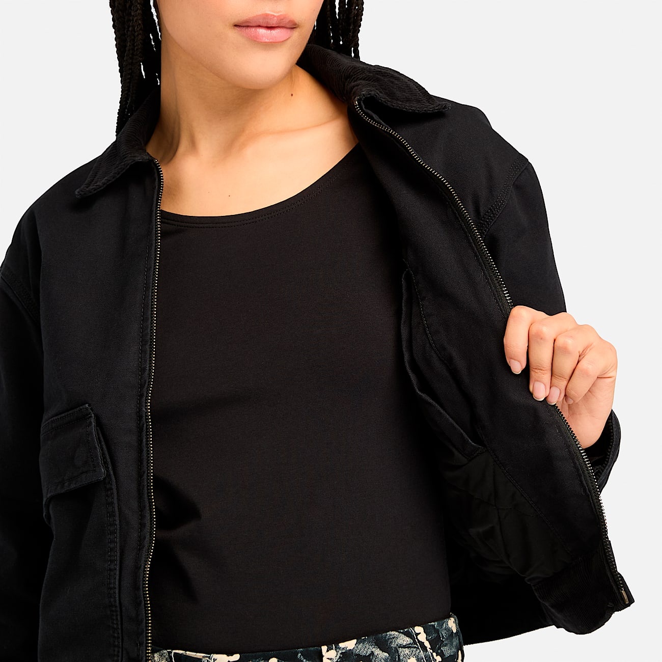 Women's Strafford Quilted Washed Canvas Jacket - 5