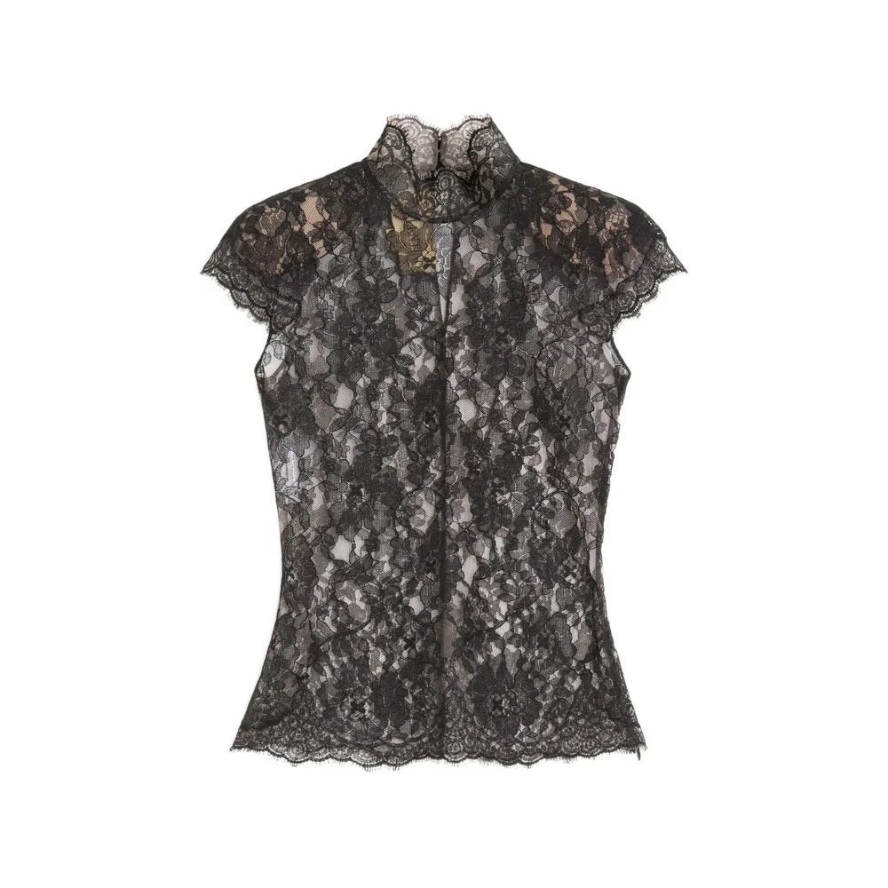 Valentino Black Tops - Blouses Women - 1