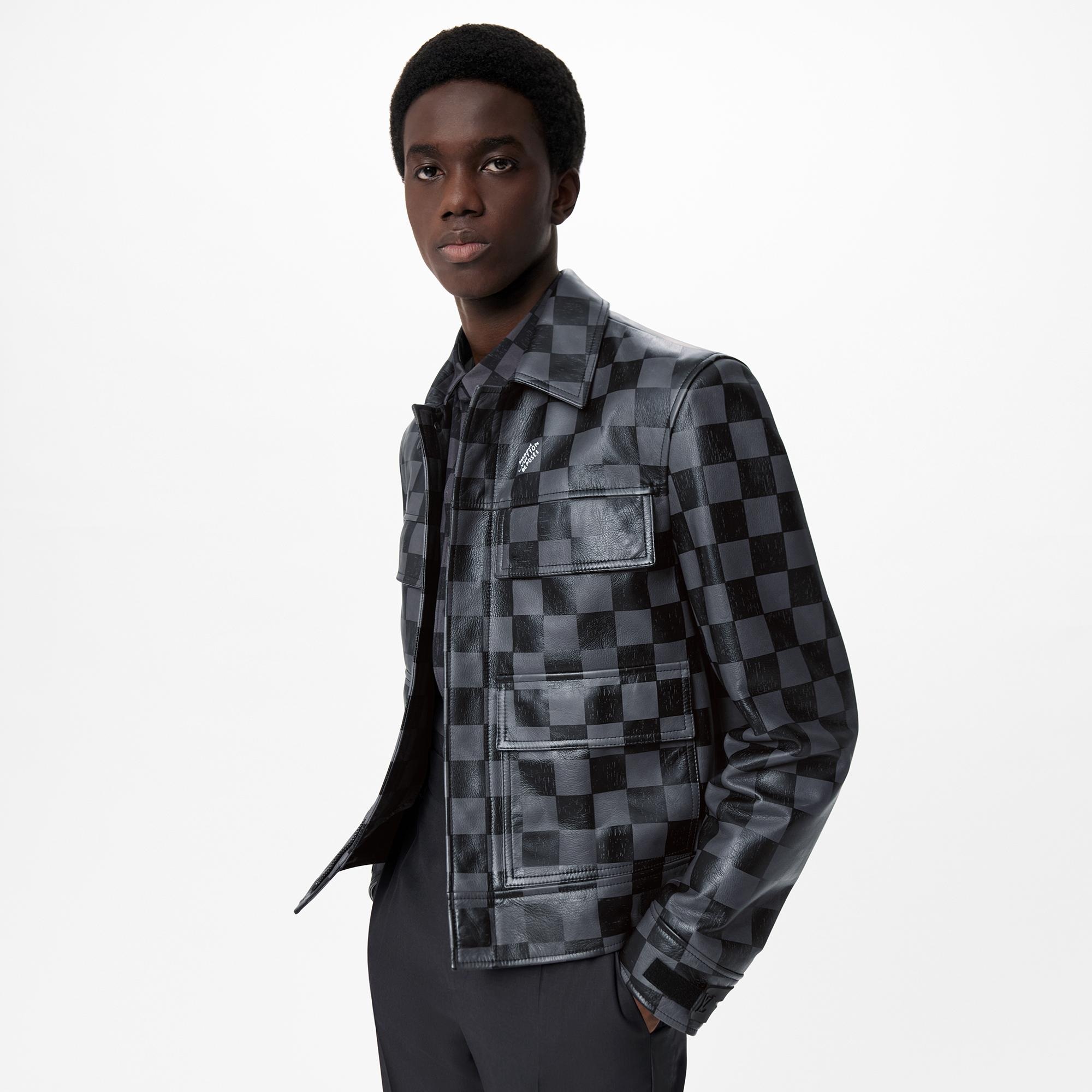 Damier Leather Jacket - 3