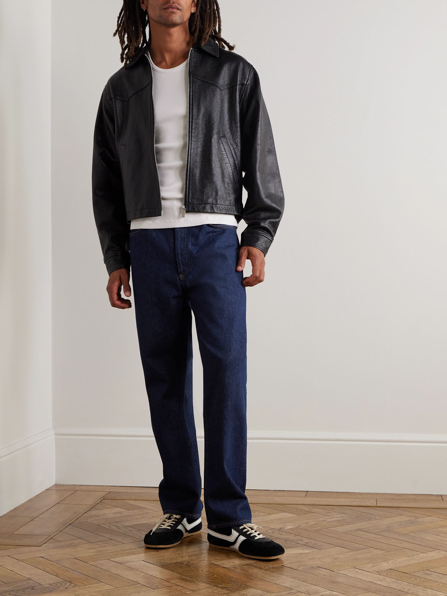 90's Straight-Leg Jeans Blue - 2