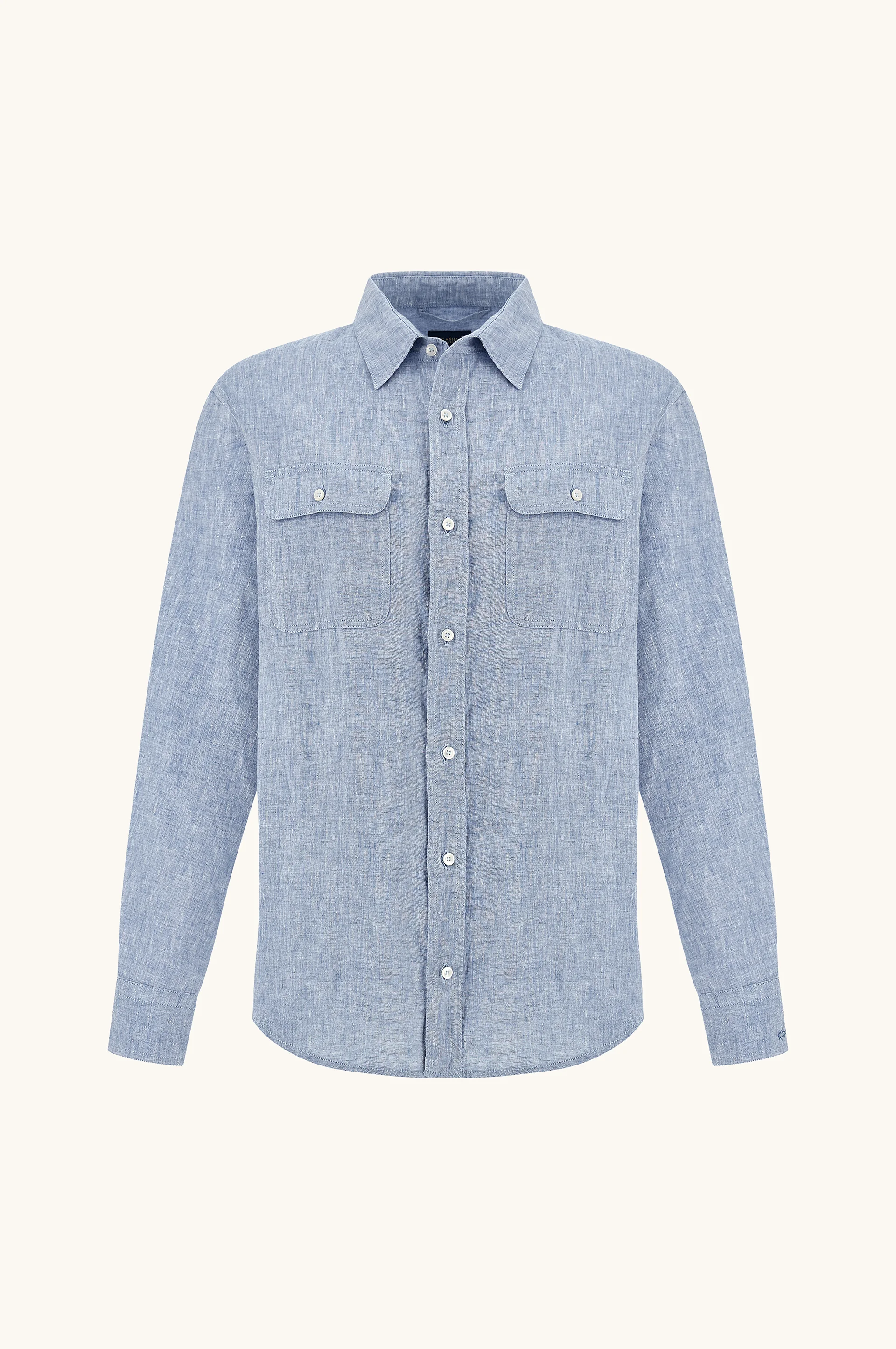 LINEN OVERSHIRT - 1
