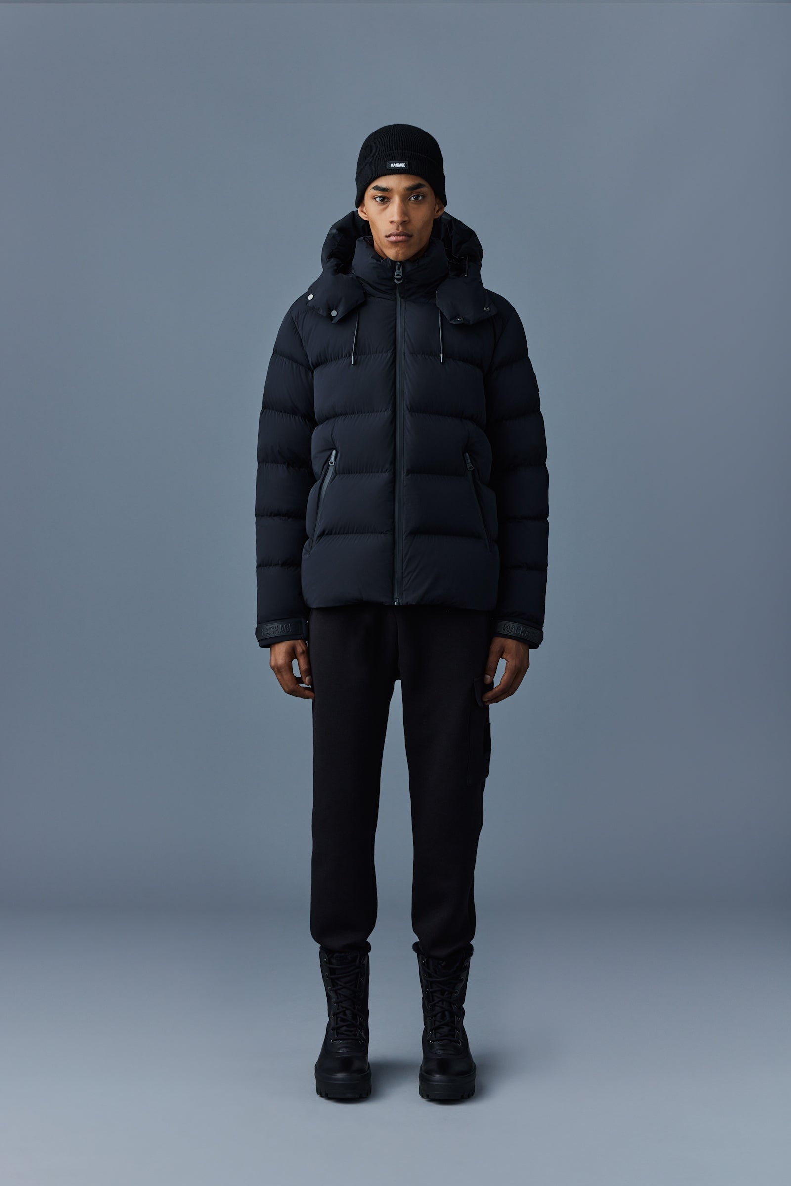 SAMUEL Stretch light down jacket with hood - 2
