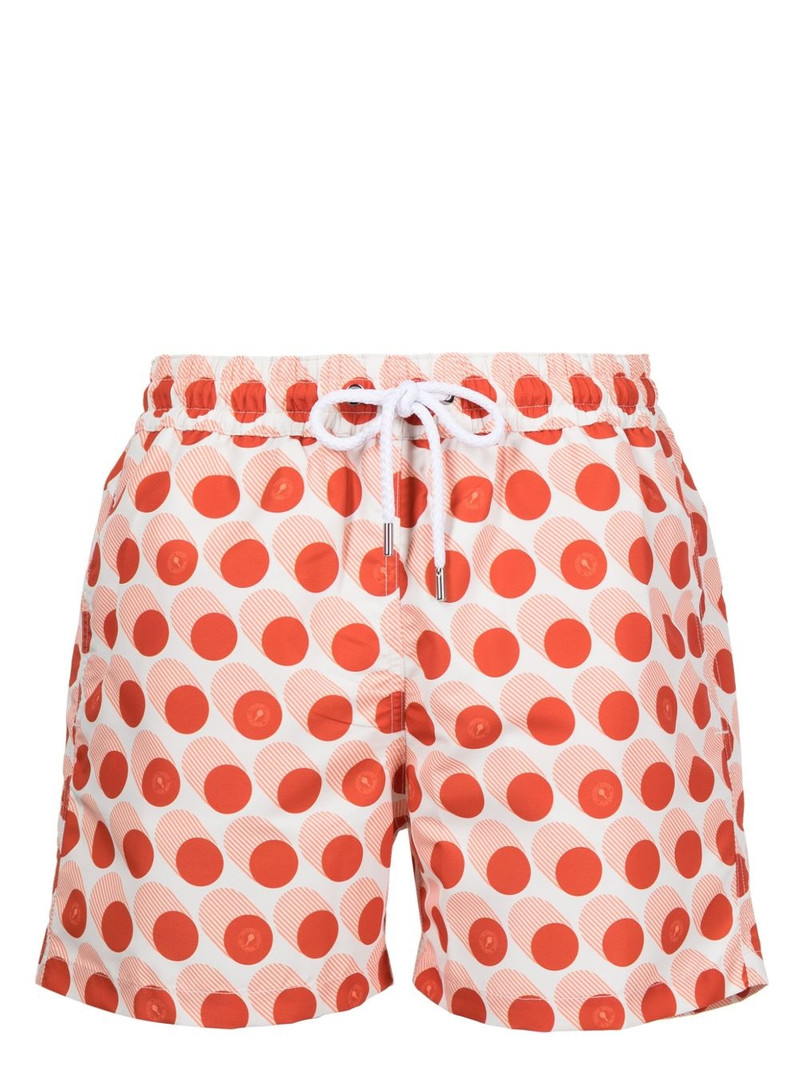 polka-dot swim shorts 1