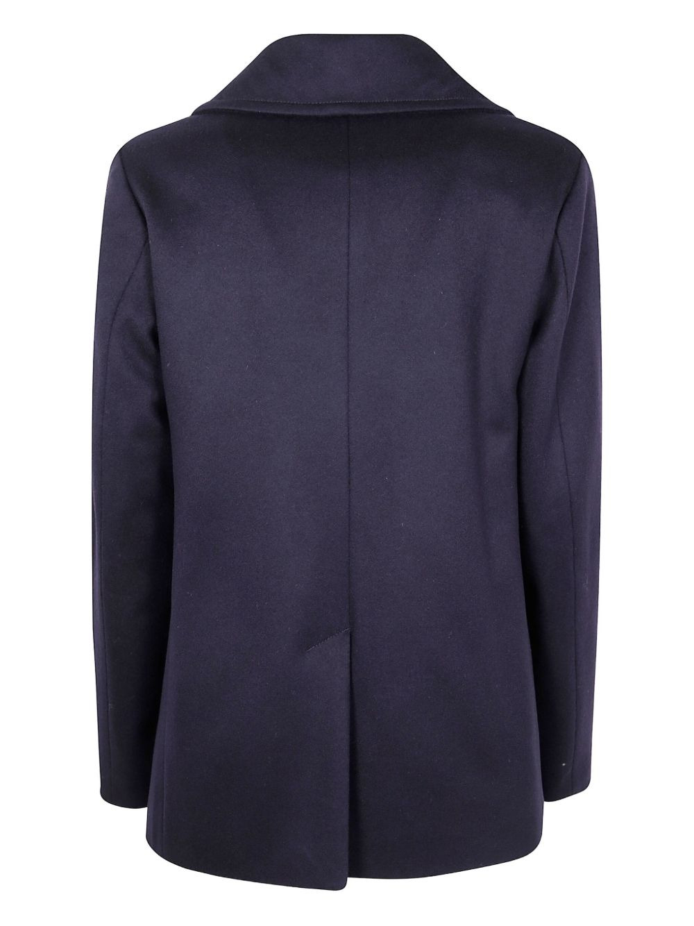 double-breasted wool coat - 2