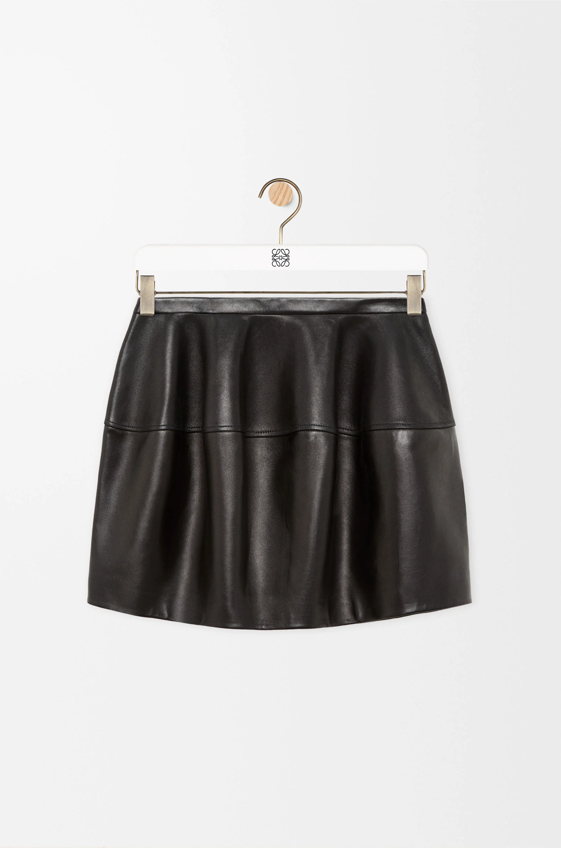 Balloon skirt in nappa lambskin - 1