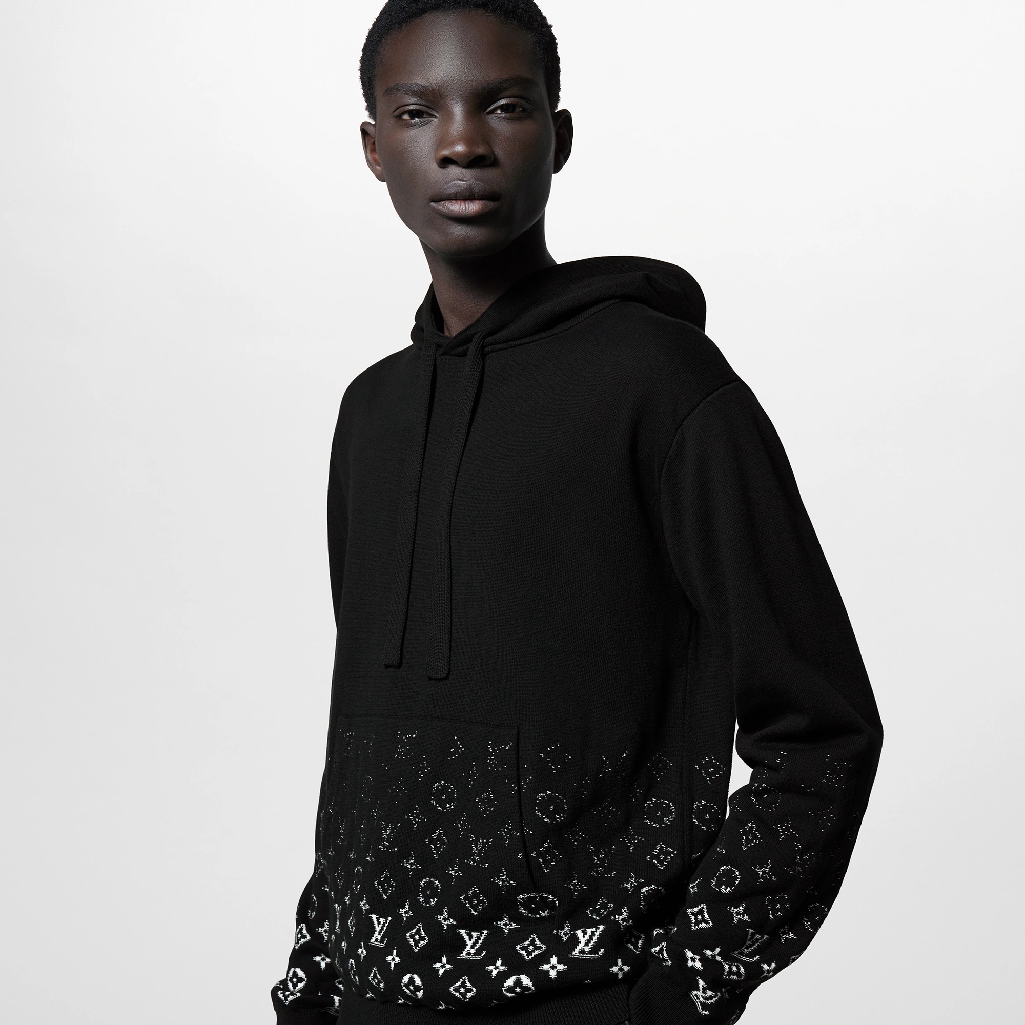 Gradient Cotton Hoodie - 2