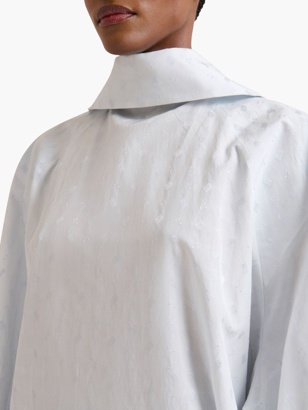 high-collar shirt - 5