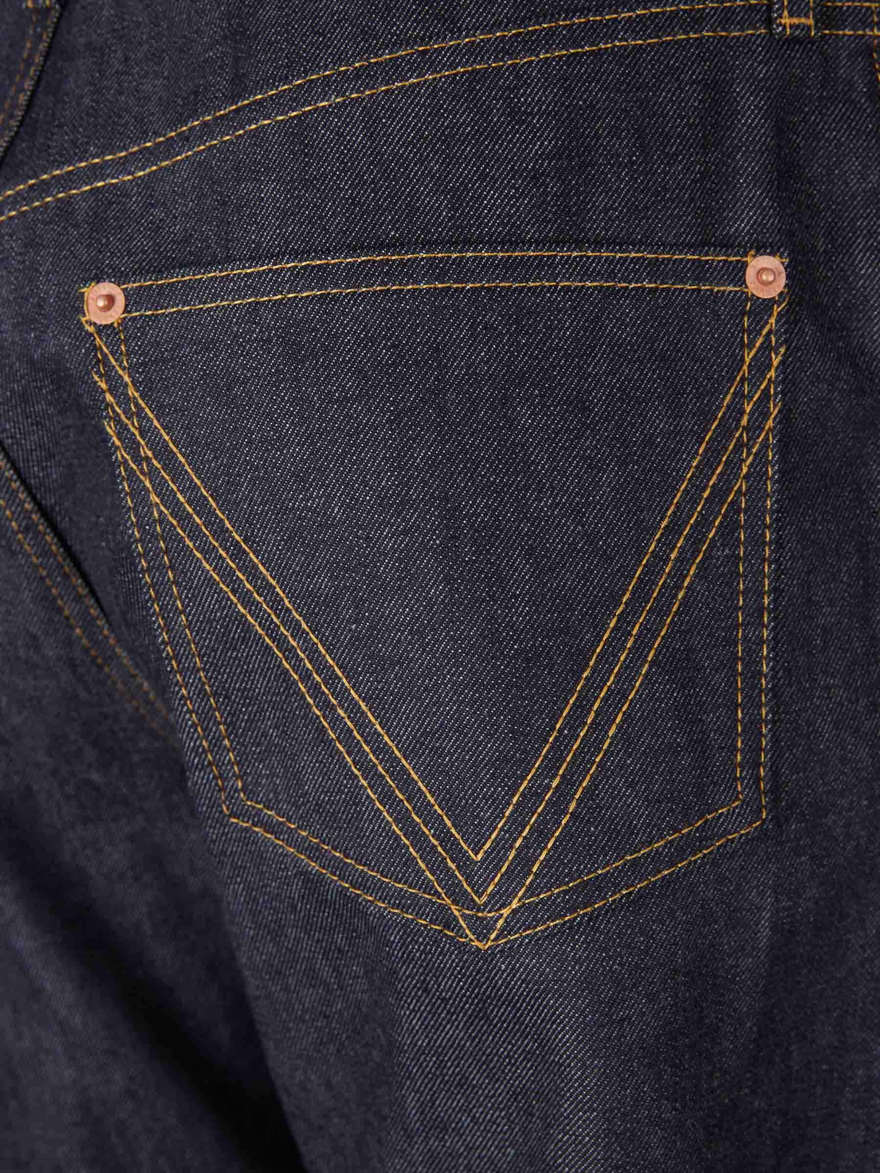 STRAIGHT COTTON JEANS - 4