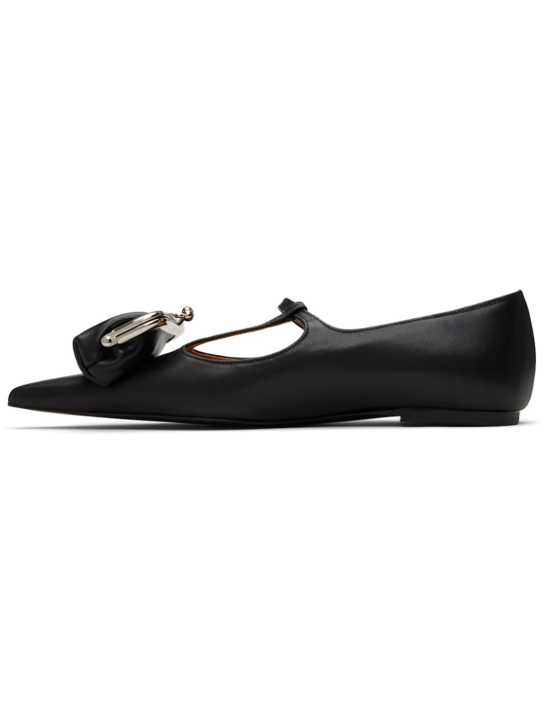 Black Coin Purse Mary Jane Ballerina Flats - 3