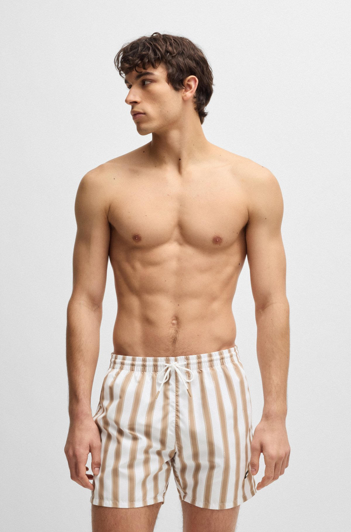 FULLY LINED SWIM SHORTS WITH SEASONAL PRINT - 2