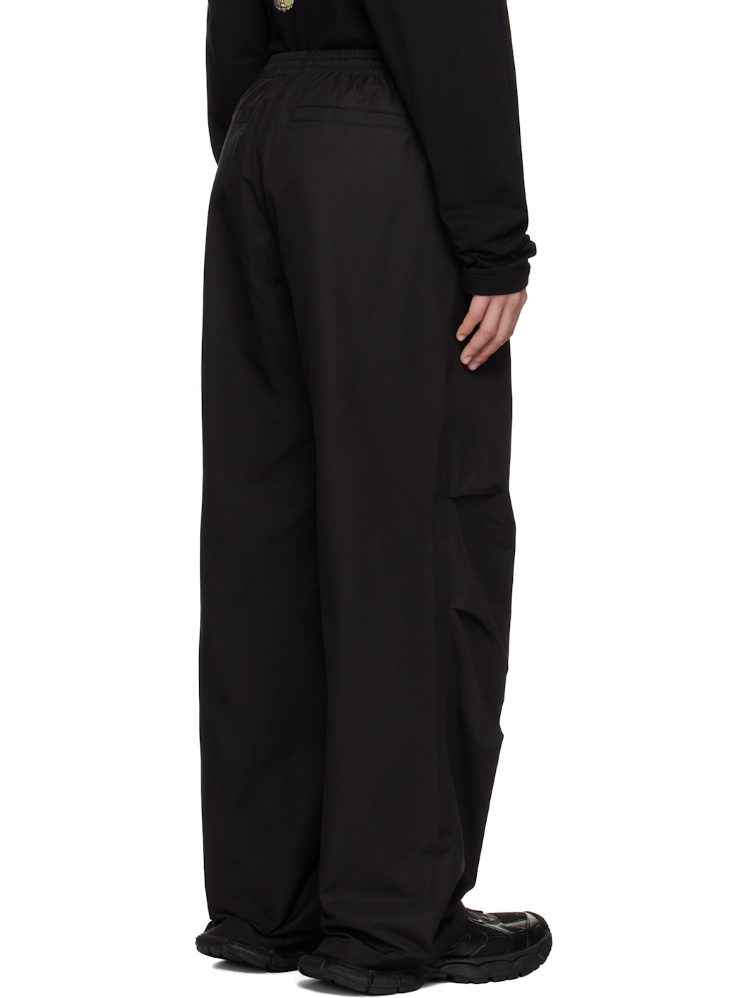 Black Logo Track Pants - 3