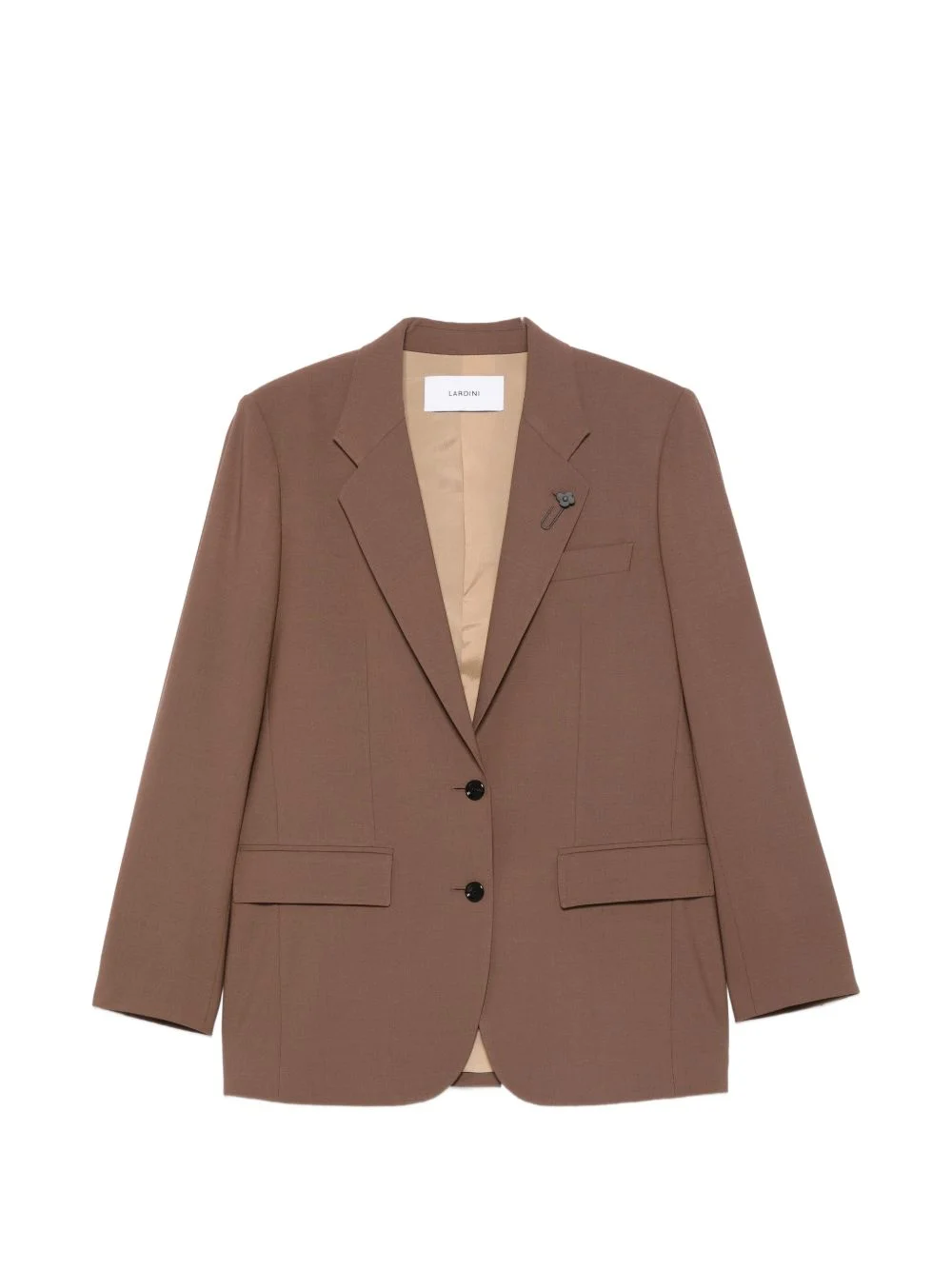 button-fastening flap-pocket blazer - 1