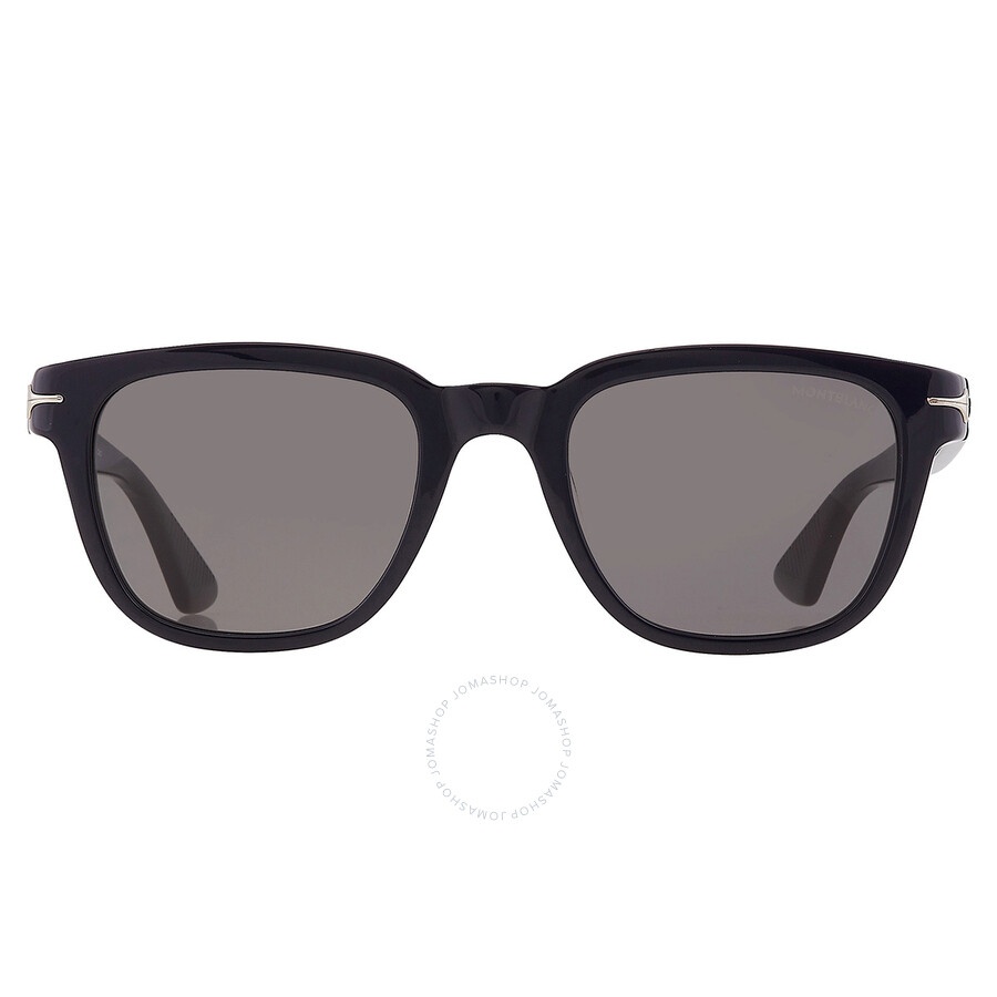 Montblanc Grey Square Men's Sunglasses MB0302S 004 51 - 1