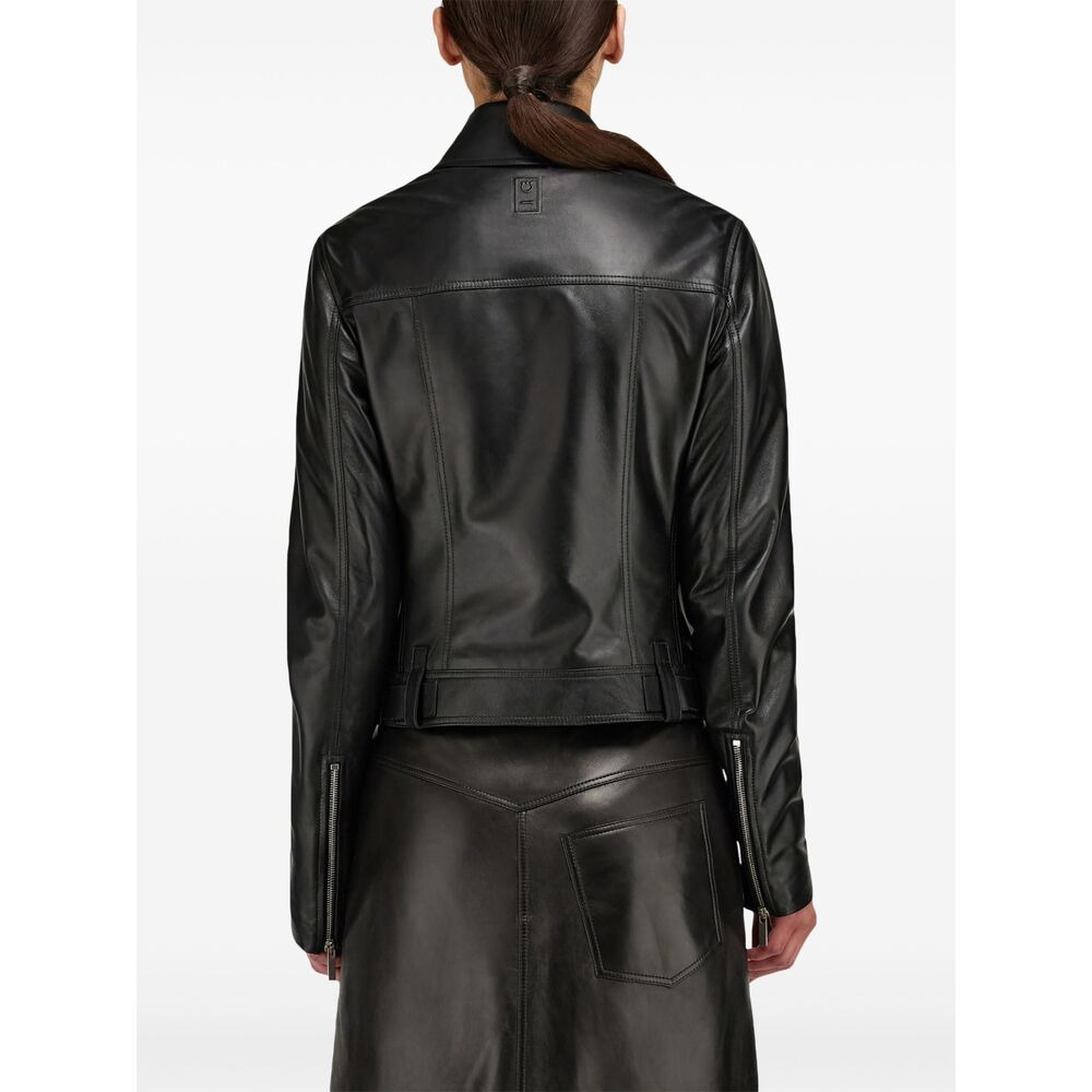 Ferragamo Black Jackets - Biker Jackets Women - 4