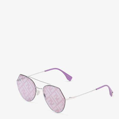 FENDI Palladium-colored sunglasses outlook