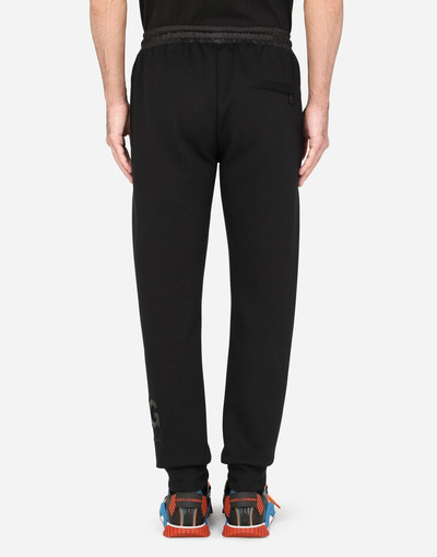 Dolce & Gabbana Jersey jogging pants with 3d DG logo outlook