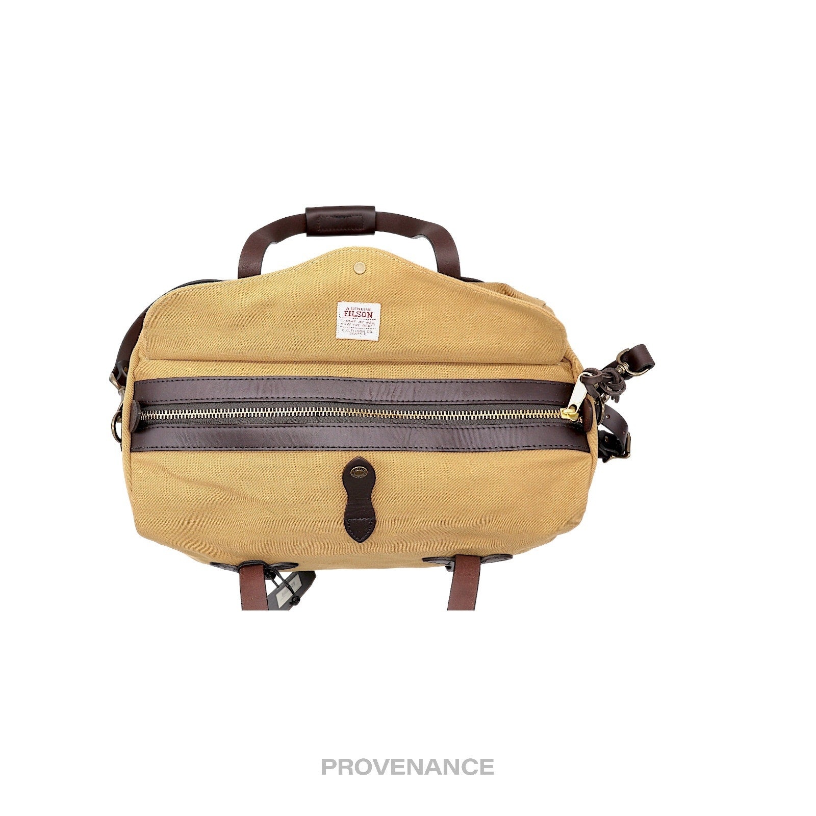 BNWT Filson Rugged Twill Small Weekend Duffel Bag - Tan - 4