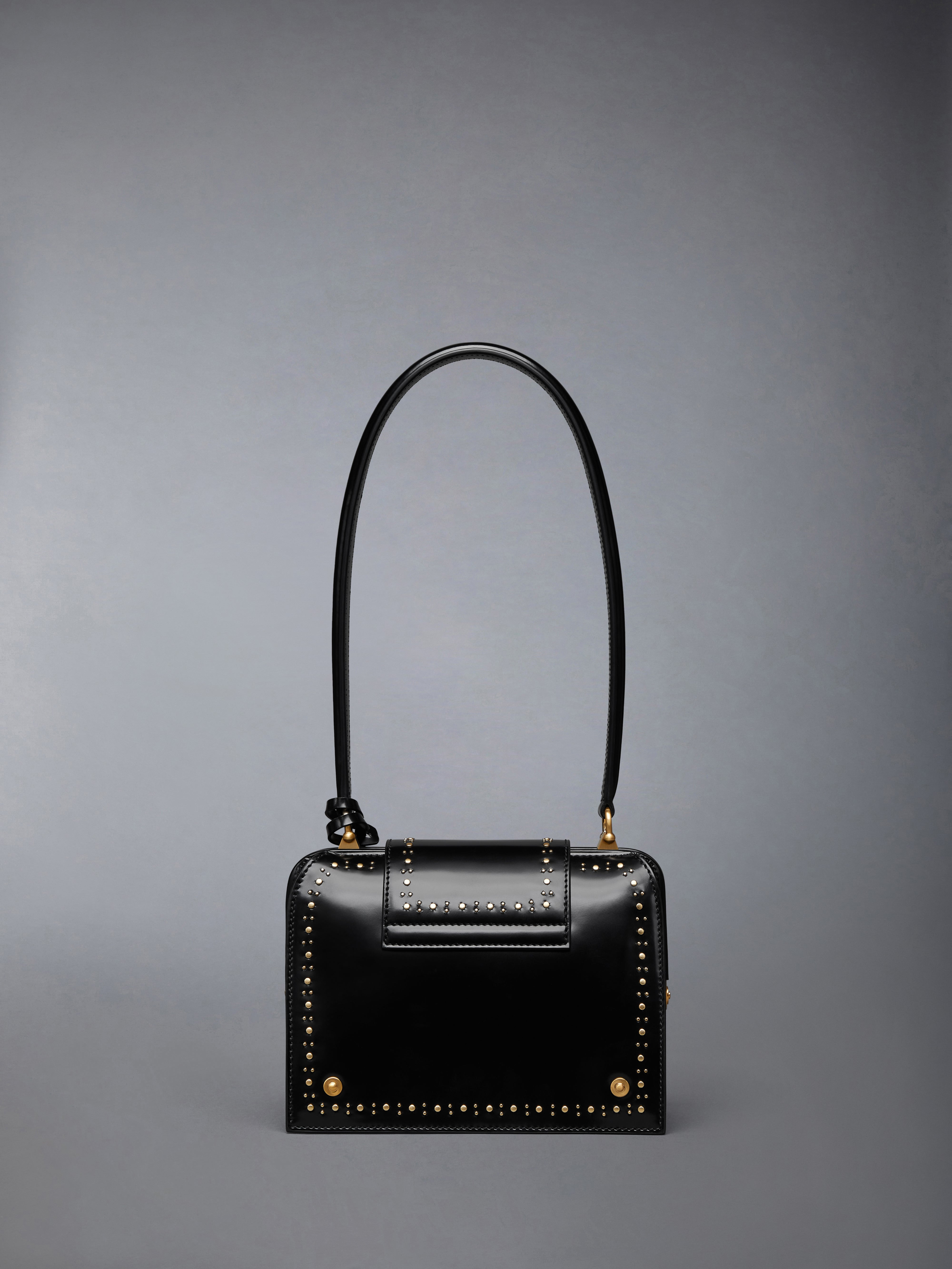 SOFT SPAZZOLATO STUD MRS. THOM TRIANGLE BAG - 3