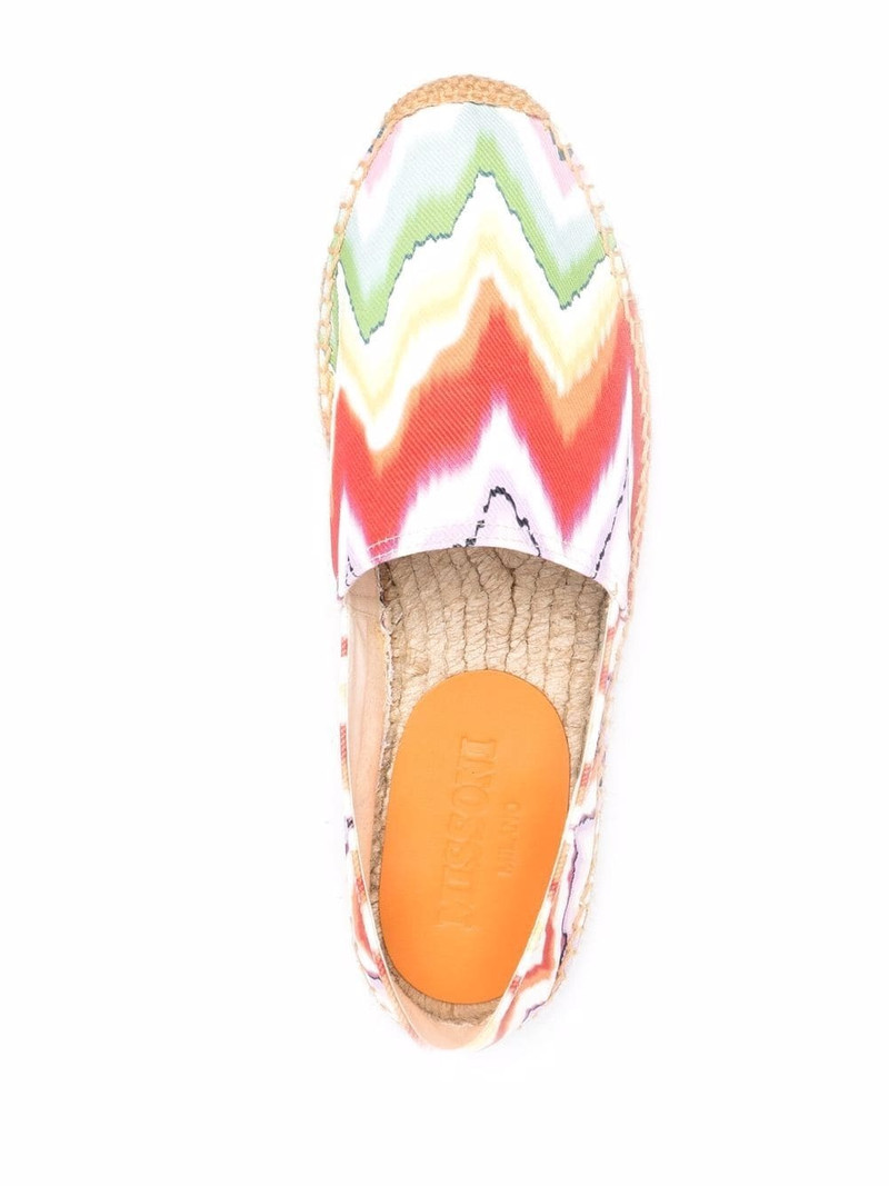 스트립 인쇄 슬립 온 espadrilles 4